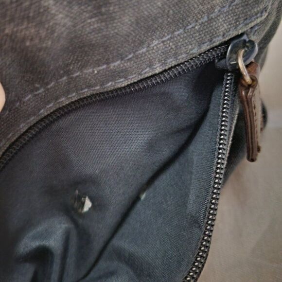 Relic Crossbody Purse handbag retro fabric pockets black hipster Y2K BOHO neutra - Picture 7 of 12